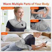 USB neck heating pad control button
